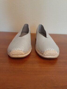 Eileen Fisher Petals Metallic Espadrilles Flats